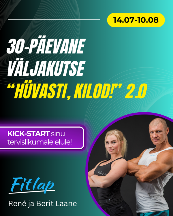 Väljakutse "Hüvasti, kilod!" 2.0