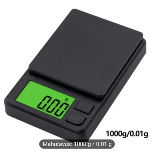 Taskukaal FODWET 1000g / 0.1g